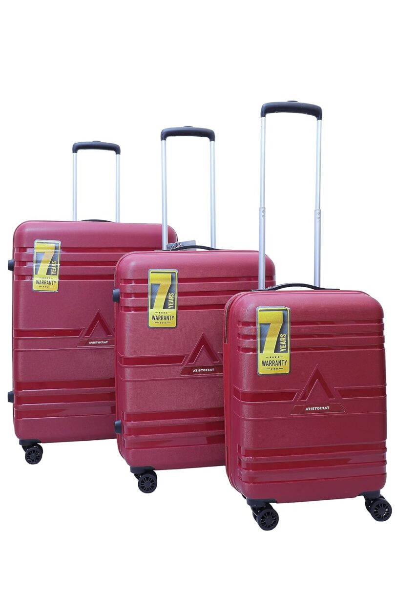 Buy Aristocrat Red Solid Soft Cabin Trolley Bag - 25 cm Online At Best  Price @ Tata CLiQ