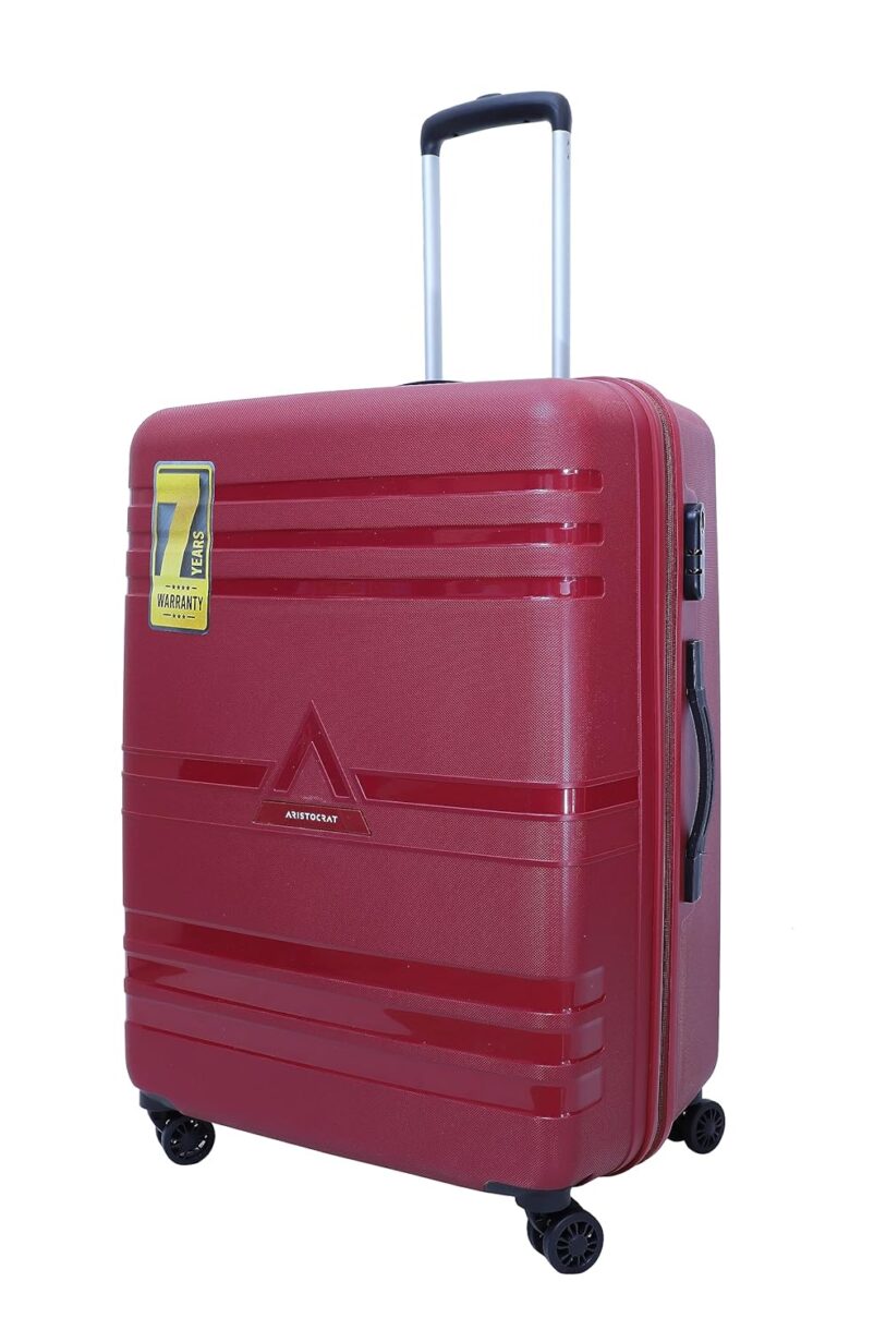 ARISTOCRAT Polyester Softsided Check-In Luggage Baleno-69 Cms Red in  Dehradun at best price by Bhandari Sons Luggage House - Justdial
